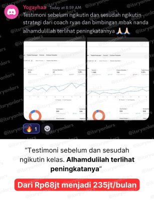 “Saya dan team ga perlu trial error. Cukup ikuti materi yang ada hasilnya BOOM” - Omset per bulan Rp179jt - 3