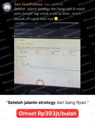 “Saya dan team ga perlu trial error. Cukup ikuti materi yang ada hasilnya BOOM” - Omset per bulan Rp179jt - 8