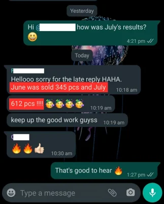 "Penjualan meningkat 2X lipat hanya dalam waktu 1 bulan!"